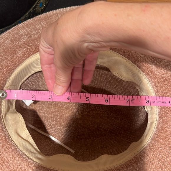 Tan Chennile Fedora Suede Braided Detail - Picture 8 of 9